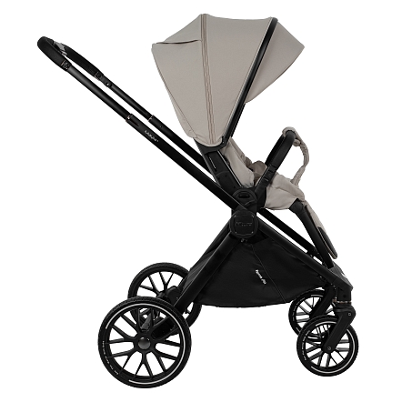 Коляска 2 в1 Pituso Mayla Plus короб+прогулка Beige/Black MPLS/555-Beige