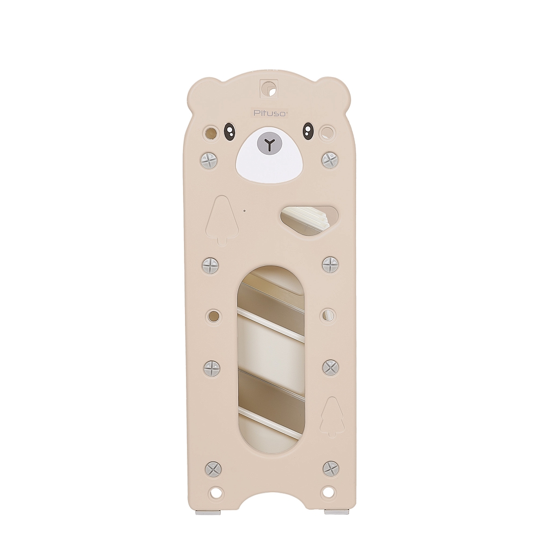 Стеллаж для игрушек с ящиками Pituso Балу,4 яруса 105*33*85 Beige/Бежевый NSNJ-0001-4-5-Beige купить — фото 2