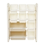 Стеллаж для игрушек с ящиками Pituso Балу,4 яруса 67*33*85 White/Белый NSNJ-0001-1-3-White купить — фото 3
