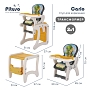Стул-трансформер для кормления Pituso Carlo HB-GY купить — фото 11