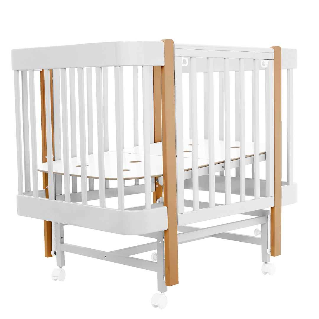 Кровать Pituso приставная/маятник/автостенка Mirelle 100*70 см Pit-104 купить — фото 4