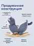 Качалка Pituso (с сиденьем) Собачка, плюш., муз., Серый XL-921 купить — фото 3