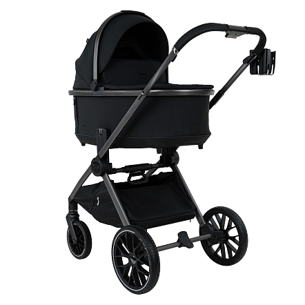 Коляска 2 в1  Pituso Mayla Plus короб+прогулка Black/Graphite MPLS/555-BLACK