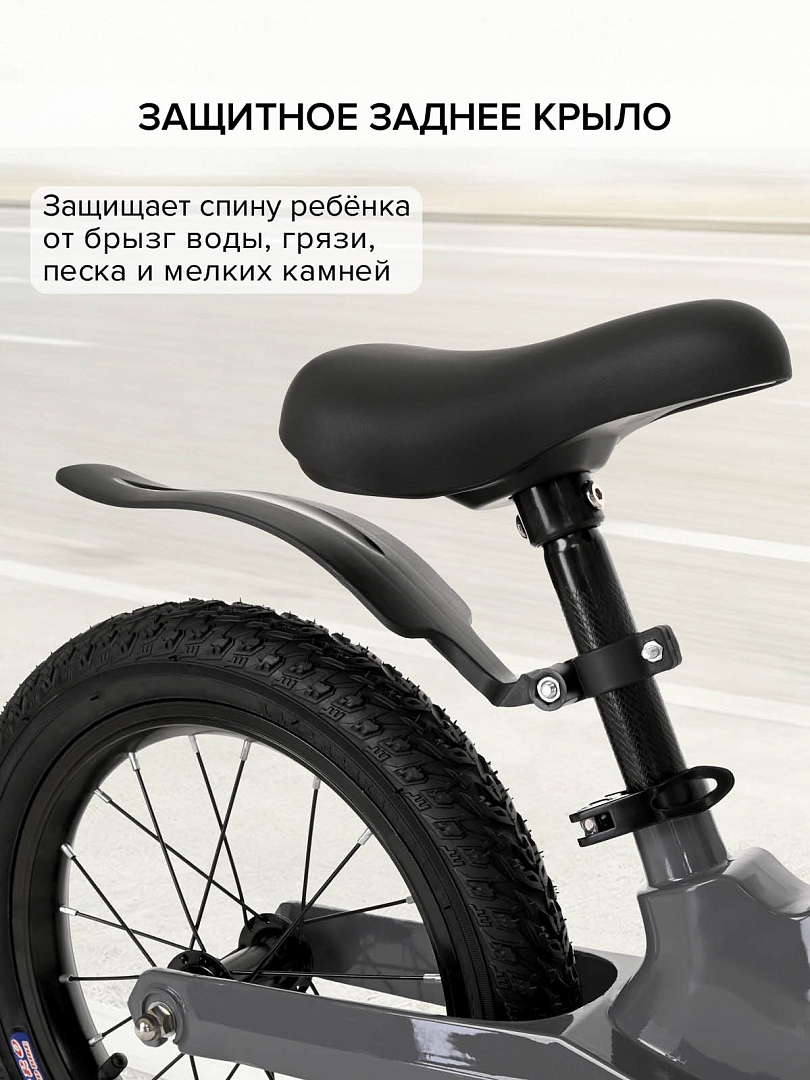 Беговел Pituso Ritmo, magnesium, колеса AIR 14" LY-H-20 купить — фото 11