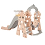 Горка-Комплекс Pituso Замок горка,качели,баскет.кольцо L-DT03 Beige купить — фото 4
