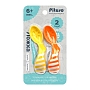 Ложка Pituso с изгибом анатомическая 2 шт Orange/Yellow (Оранжевый+Желтый)