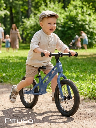 Беговел Pituso Spark,Magnesium,колеса 14",подножка MHJ1716 купить — фото 18