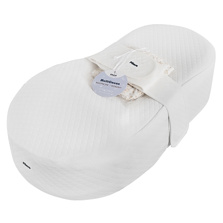 Кокон-матрасик Pituso капитоний КН1/14 Молочный/Белый купить — фото 1