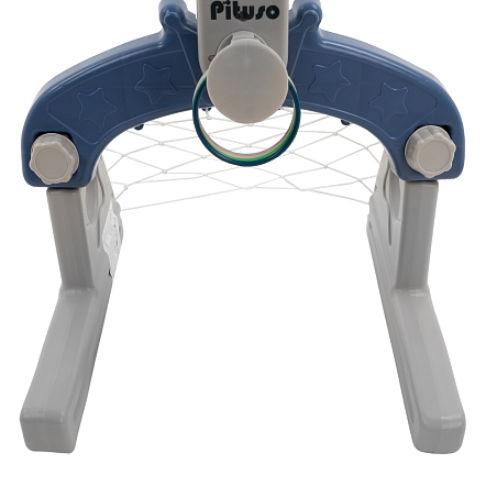 Стойка баскетбольная Pituso Ракета (с кольцебросом,футб.воротами) L-HJLQJ02-blue купить — фото 6