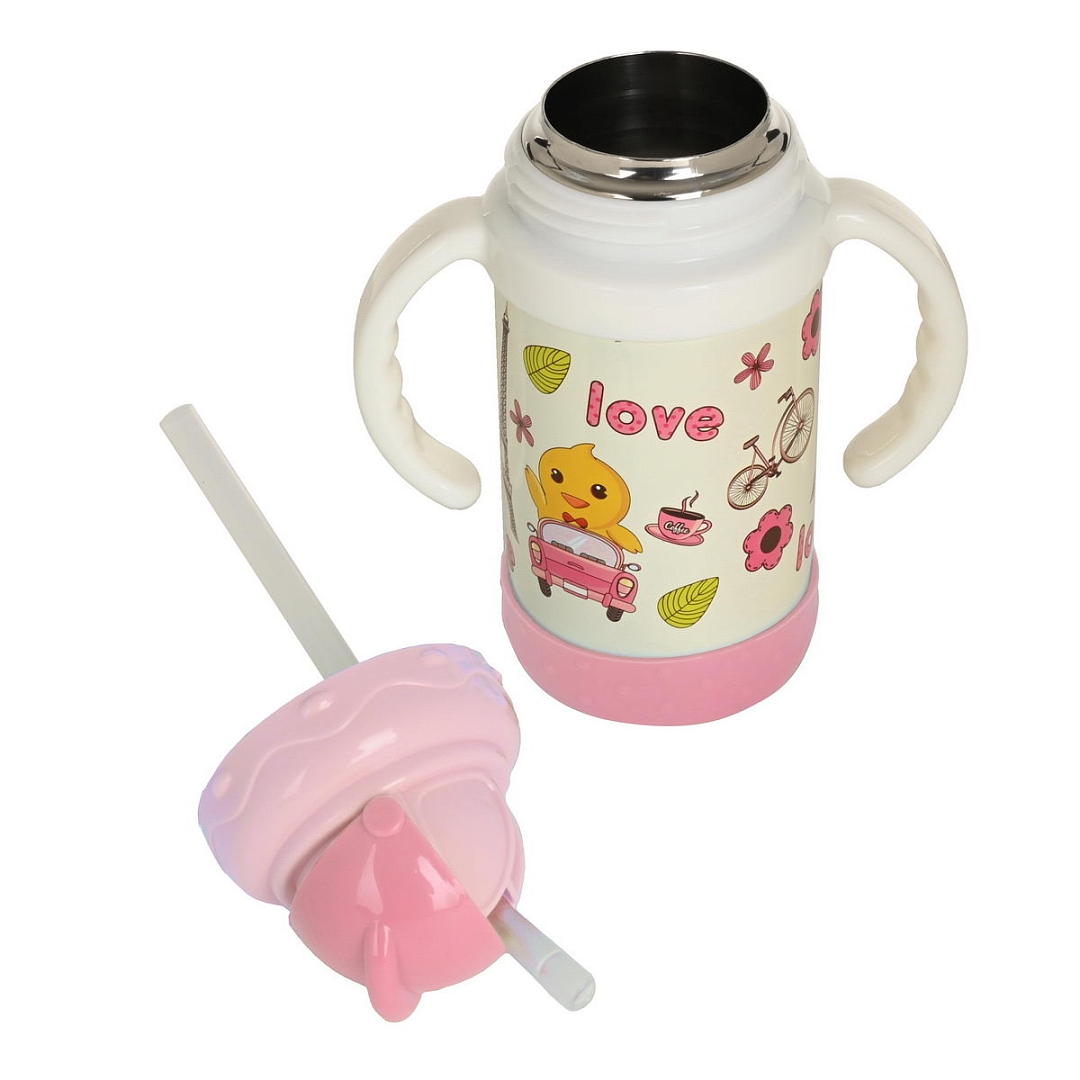 Термопоильник Pituso с трубочкой 280 мл KD9309 купить — фото 5