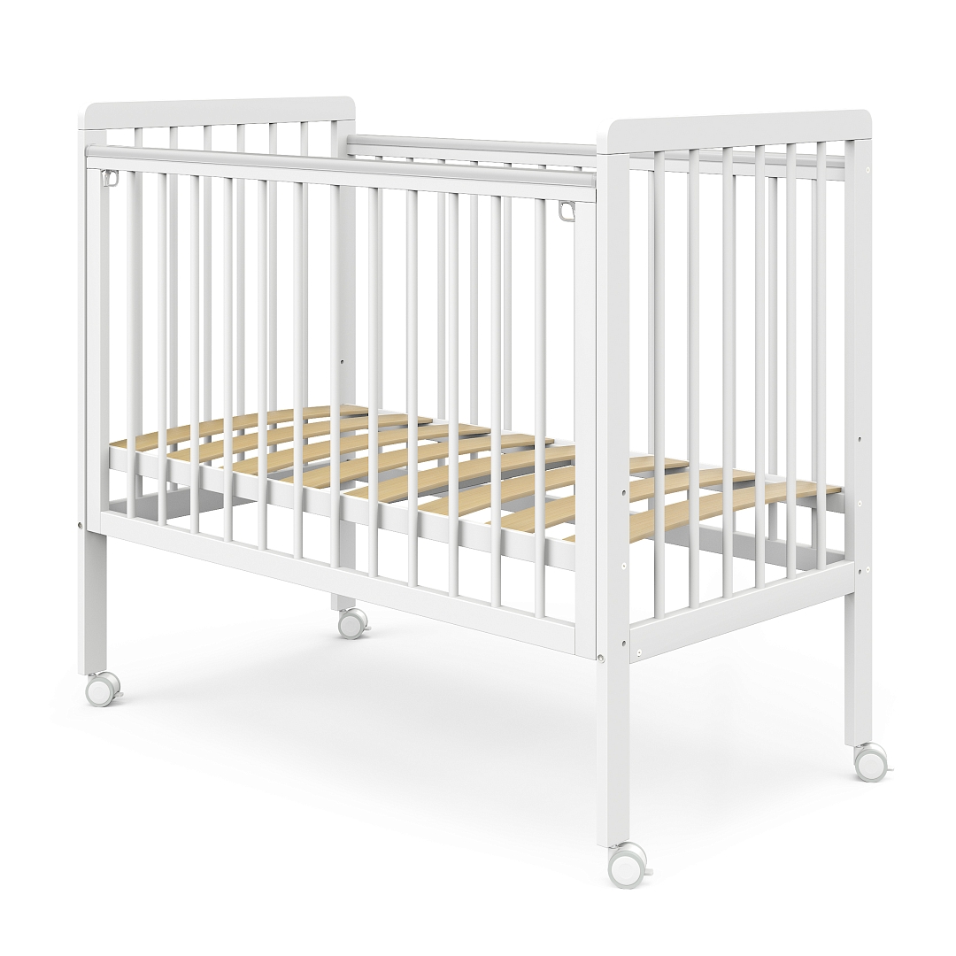 Кровать детская Pituso TINY (лайт) автостенка/колесо купить — фото 1