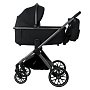 Коляска 2 в1  Pituso Mayla Plus короб+прогулка Black/Graphite MPLS/555-BLACK