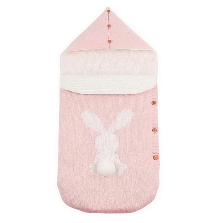 Конверт Pituso вязаный 75*35 см Зайка КНВ2 купить — фото 1