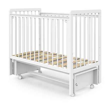 Кровать детская Pituso TINY (оптима) маятник/колесо купить — фото 3