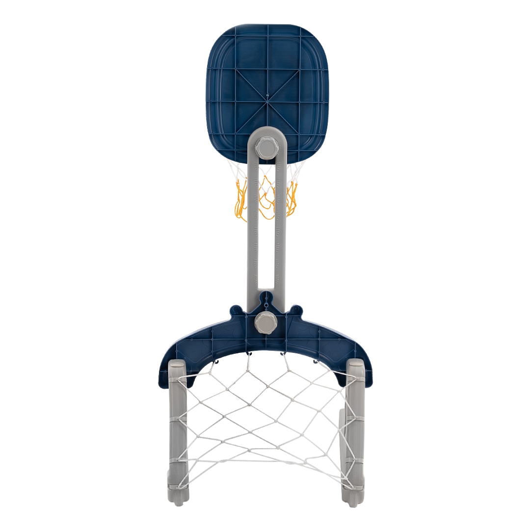 Стойка баскетбольная Pituso Joy (с кольцебросом,футб.воротами) L-HJLQJ03-blue купить — фото 4