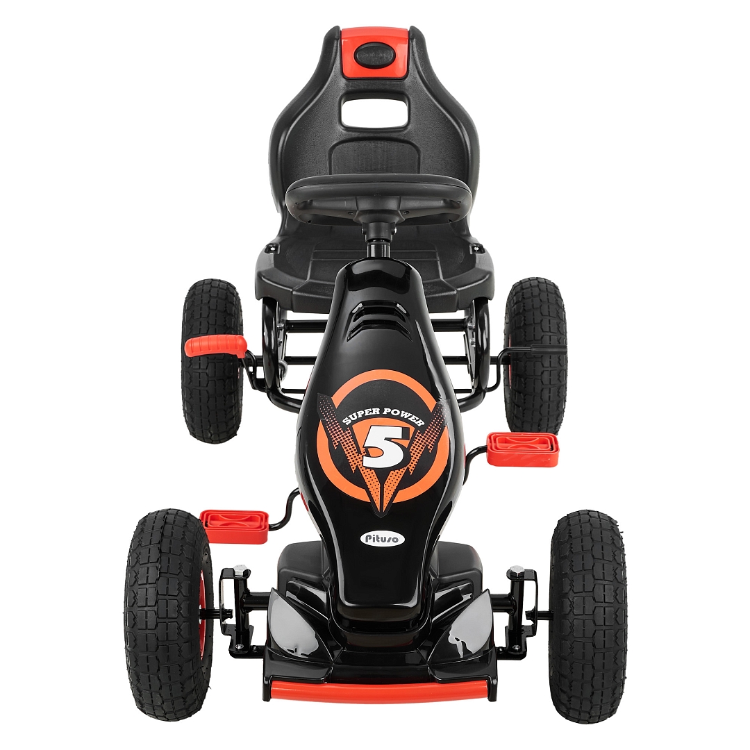 Педальный картинг Pituso (121*61*63) надувные колеса G18 купить — фото 3