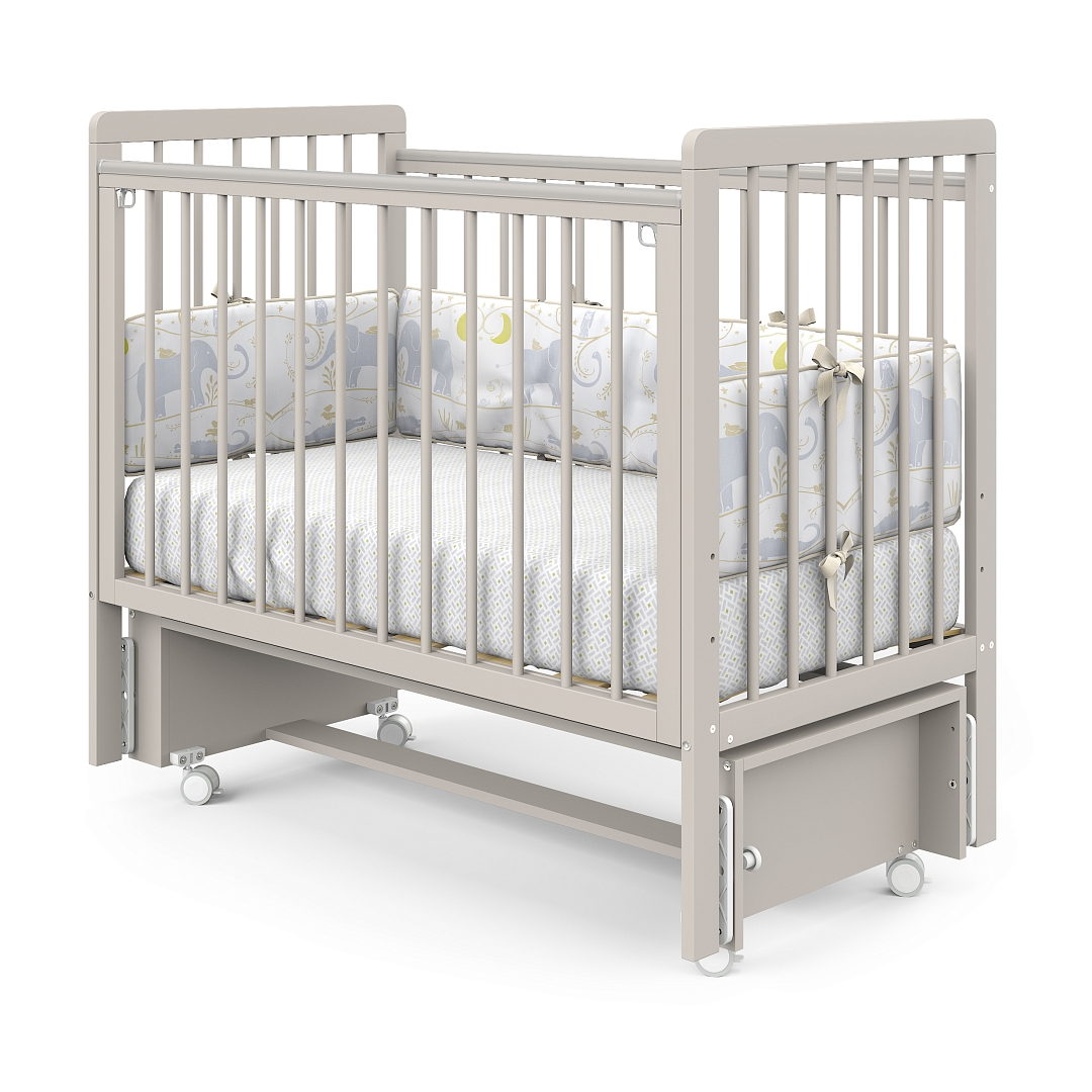 Кровать детская Pituso TINY (оптима) маятник/колесо купить — фото 4