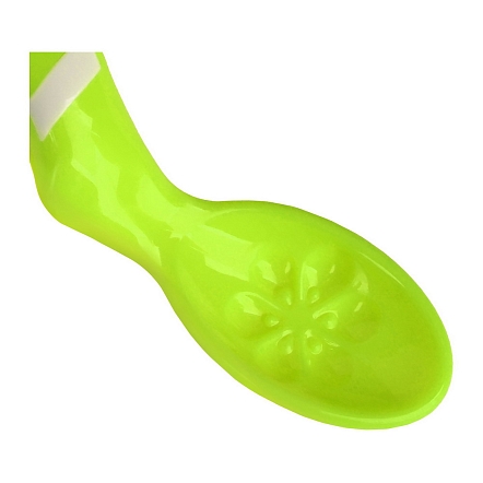 Ложка Pituso с изгибом анатомическая 2 шт Green/Pink (Зеленый+Розовый)