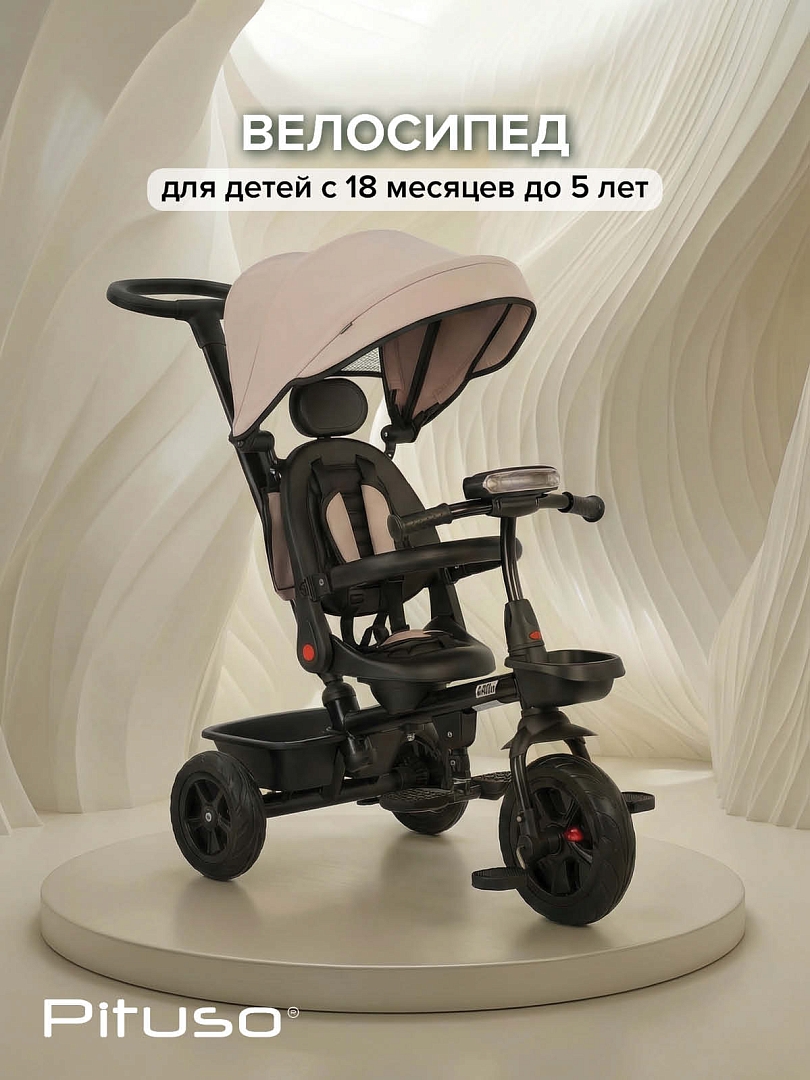 Велосипед Pituso трехколесный Elite  10"/8" JY-T07B-25 купить — фото 15