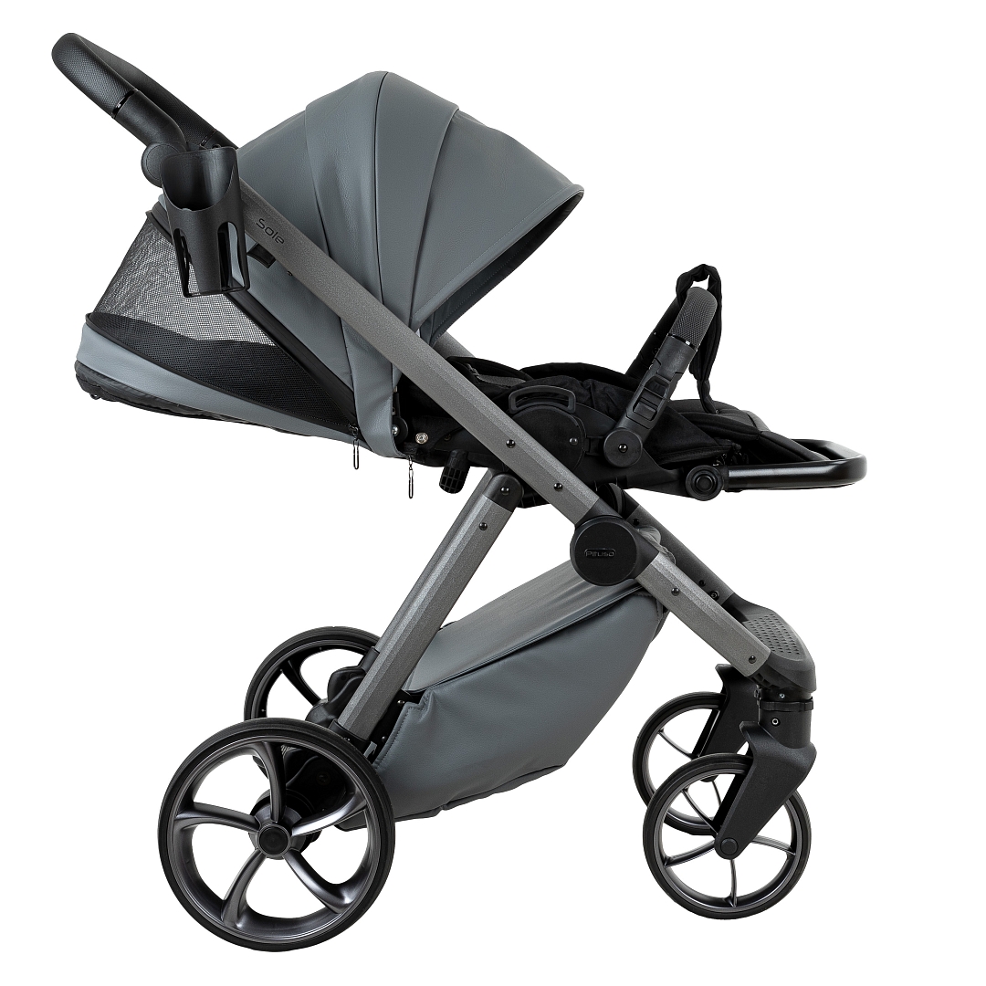 Коляска Pituso 2 в1 Sole короб + прогулка PMPL купить — фото 10