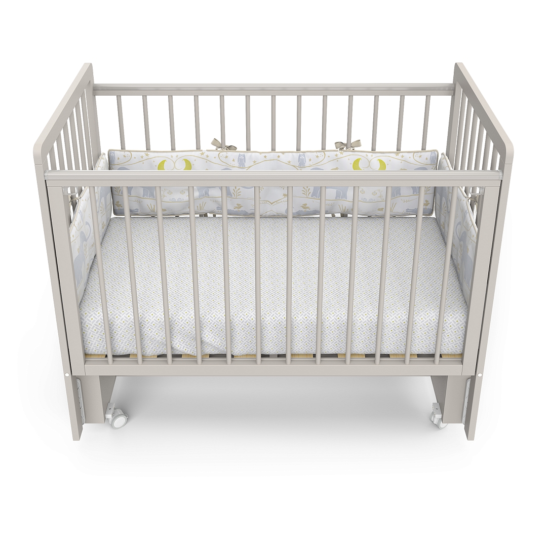 Кровать детская Pituso TINY (оптима) маятник/колесо купить — фото 8