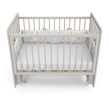 Кровать детская Pituso TINY (оптима) маятник/колесо купить — фото 8