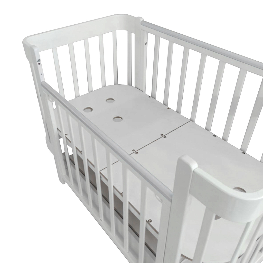 Кровать Pituso Olivia + маятник/ящик/автостенка/колесо 120*60 см Pit-103 купить — фото 7