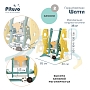  Горка-Комплекс Pituso Шаттл горка,качели,баскет.кольцо,футб.ворота L-RS05 Yellow купить — фото 10