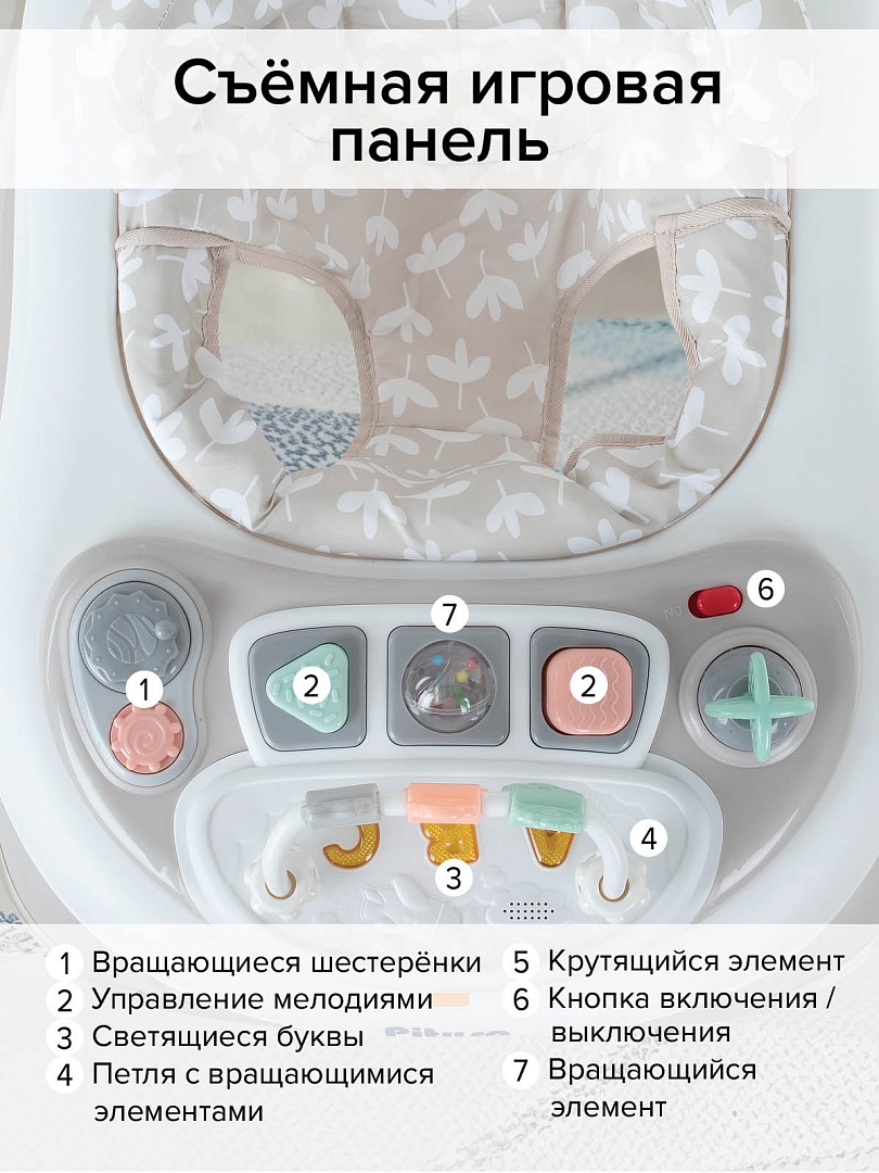 Ходунки Pituso ABC W1001PB8 купить — фото 16