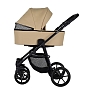 Коляска Pituso 2 в1 Tossa короб+прогулка Кожа/Camel TS/25/6