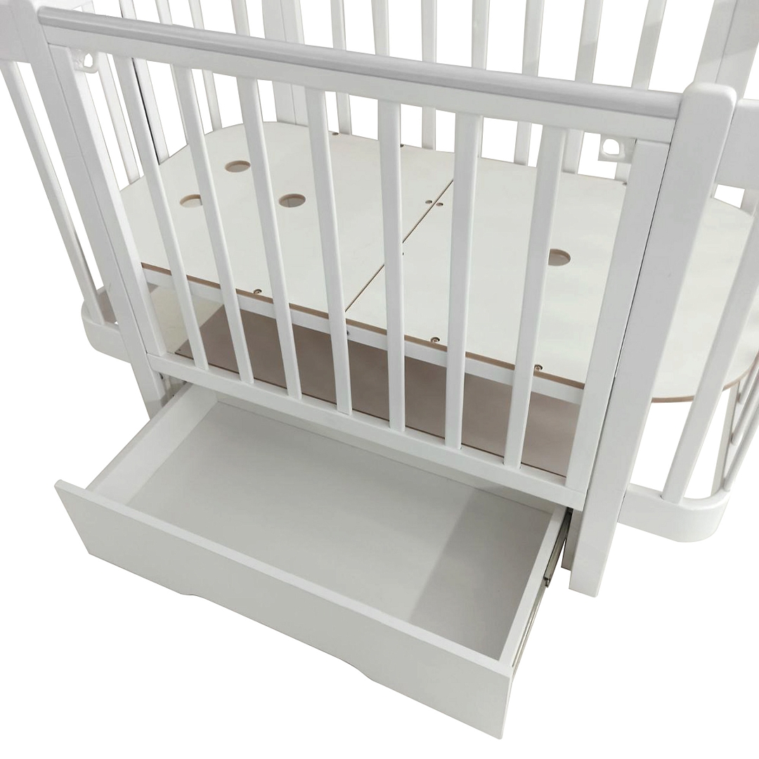 Кровать Pituso Olivia + маятник/ящик/автостенка/колесо 120*60 см Pit-103 купить — фото 5