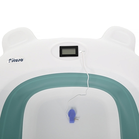 Детская ванна Pituso складная 81,5 см,встроен.термометр FG1121 купить — фото 4