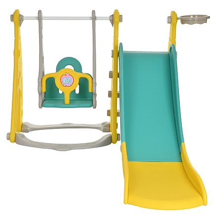 Горка-комплекс Pituso Забияка (горка,качели,баскет.кольцо) YYS815 купить — фото 3