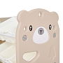 Стеллаж для игрушек с ящиками Pituso Балу,4 яруса 105*33*85 Beige/Бежевый NSNJ-0001-4-5-Beige купить — фото 6