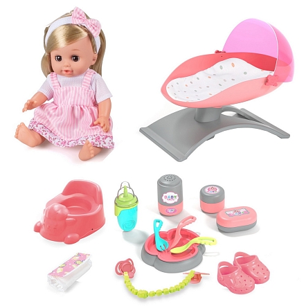 Набор Pituso Кукла-девочка с аксессуарами+шезлонг 32 см HW22018509 купить — фото 5
