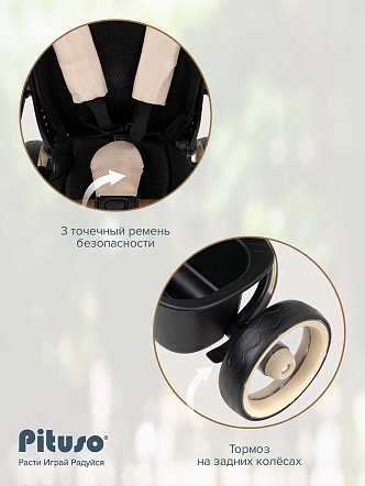 Велосипед Pituso трехколесный Elite Pro HM-618 купить — фото 26