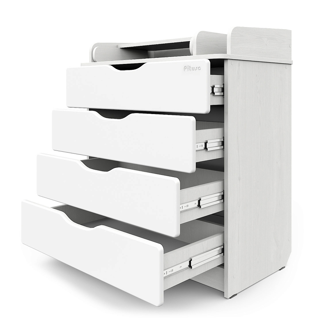 Комод раскладной Pituso Wood 80/4 ПВХ  с шарик. направ., 4 ящика купить — фото 2