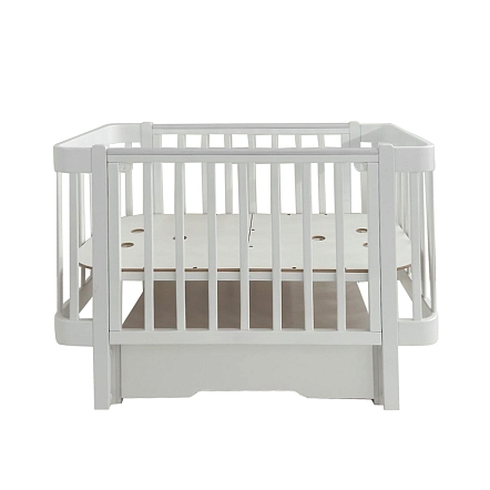 Кровать Pituso Olivia + маятник/ящик/автостенка/колесо 120*60 см Pit-103 купить — фото 2