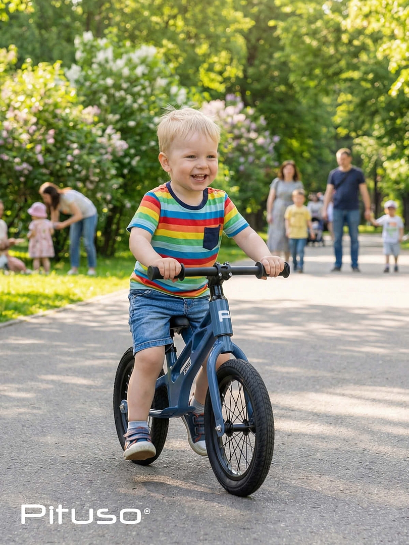 Беговел Pituso Spark,Magnesium,колеса 14",подножка MHJ1716 купить — фото 17