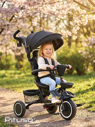 Велосипед Pituso трехколесный Elite Plus 10"/8" JY-T05Plus-25 купить — фото 25