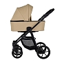 Коляска Pituso 2 в1 Tossa короб+прогулка Кожа/Camel TS/25/6