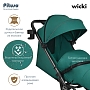Прогулочная коляска Pituso Wicki PU Emerald/Изумруд ABF2022/Emerald
