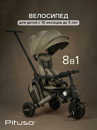 Велосипед Pituso трехколесный Leve Pro складной/сумка T8 PLUS купить — фото 22