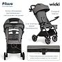 Прогулочная коляска Pituso Wicki PU Cappuccino/Капучино  ABF2022/Cappuccino