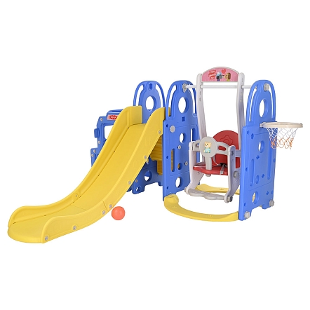 Горка-Комплекс Pituso Cute Truck (горка,качели,баскет.кольцо) UN-BS01 купить — фото 4