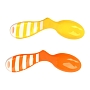 Ложка Pituso с изгибом анатомическая 2 шт Orange/Yellow (Оранжевый+Желтый)