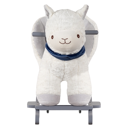 Качалка (с сиденьем) Pituso Лама, плюш.,муз.,Белый GS6101 купить — фото 3