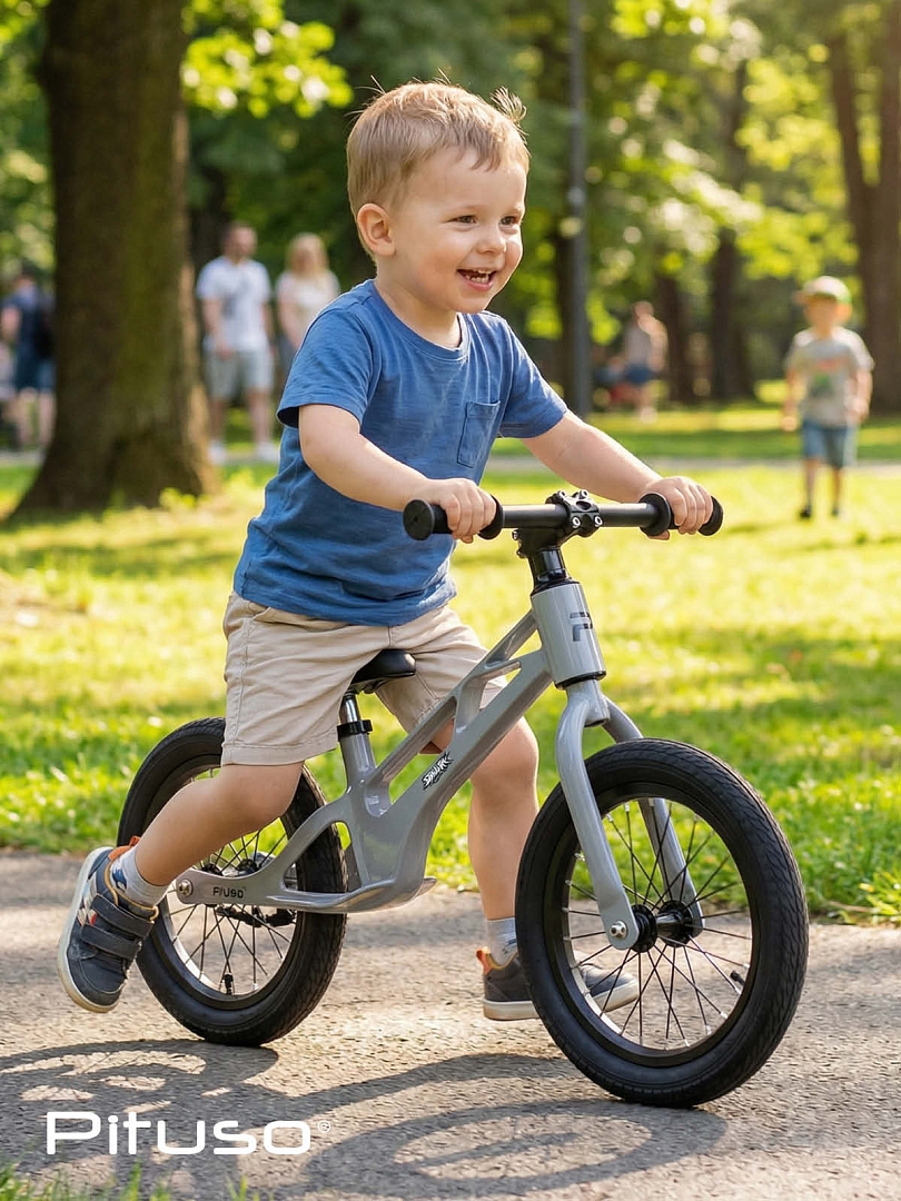 Беговел Pituso Spark,Magnesium,колеса 14",подножка MHJ1716 купить — фото 17