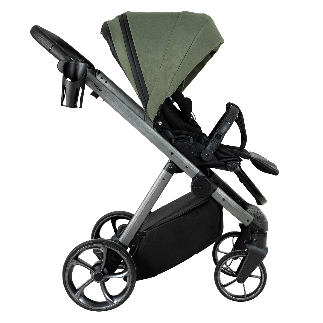 Коляска Pituso 2 в1 Sole короб + прогулка PMPT купить — фото 15