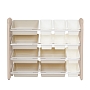 Стеллаж для игрушек с ящиками Pituso Балу,4 яруса 105*33*85 Beige/Бежевый NSNJ-0001-4-5-Beige купить — фото 3